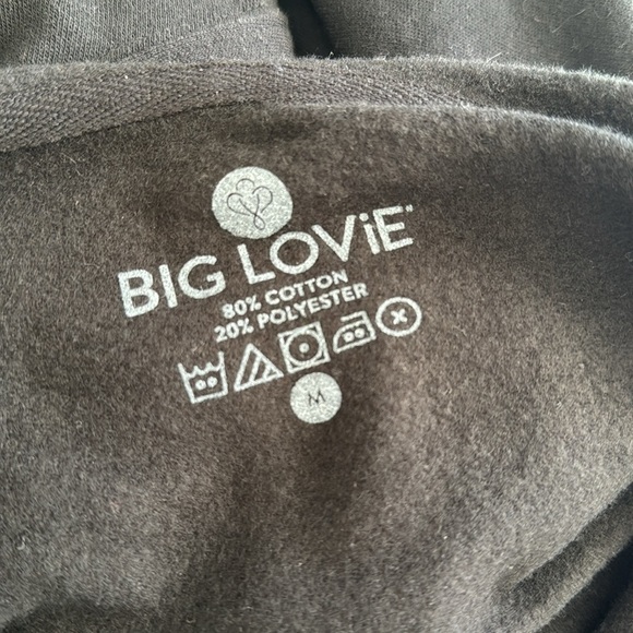 Big Lovie Cropped Hooded Sweater | SIZE M - Picture 7 of 7